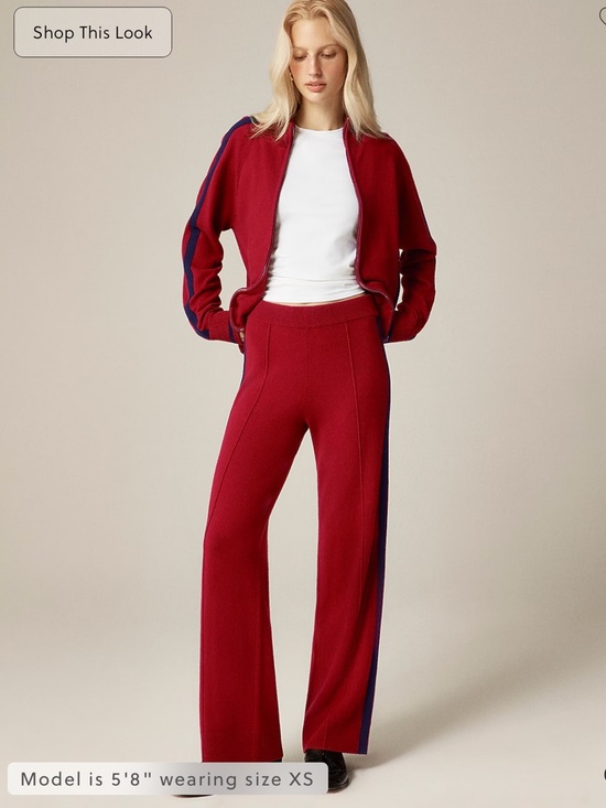 J. Crew Pants - J.Crew Cashmere track pant